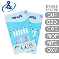 MiCare [2pk] - 6-Panel Urine Drug Test Card (BUP/BZO/COC/MOP/MTD/OXY) #MI-WDOA-865