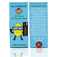 Hemp Oil Lemon Sour Diesel Cartridge 1000 MG