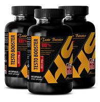 Libido Booster - TESTO Booster 855MG - Increase Testosterone for Men - 3 Bottles 180 Capsules