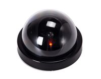 Inesun Fake Dummy Dome Surveillance Security Camera with LED Light with Realistic Look for Home Business
