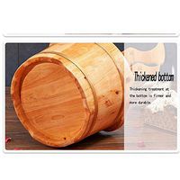 Foot Tub ,Cypress Wood Pedicure Barrels Massage Beads Relieve Fatigue，Household Small Wooden Barrel Foot Spa Wooden Tub，Artifact in The Family (Size : B)
