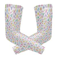 Unisex Arm Sleeve Colorful Touch Math Gift UV Protection Arm Compression Sleeve Skin Protection Sport Arm Cooler Sleeve for Running Hiking Jogging Motorcycling Climbing Camping