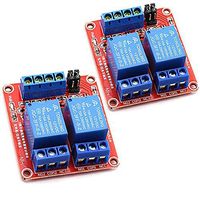 Youngneer 5v Relay Module 2 Channel for Raspberry/Arduino ARM/PIC/AVR/MCU Opto-Isolated Relay Board High or Low Level Trigger