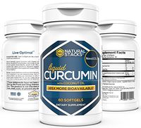 Natural Stacks Curcumin w/Coconut Oil 60 ct. - Highly Bioavailable NovaSOL Form - Lower Inflammation and Reduce Joint Pain - Tumeric Root Extract