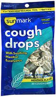 Sunmark Cough Drops Menthol Flavor 30 cough drops 2PK