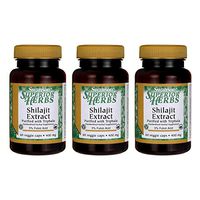 Swanson Shilajit Extract 400 Milligrams 60 Veg Capsules (3 Pack)