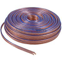 Car Home Audio Speaker Wire Transparent Clear Cable 14AWG 14/2 Gauge (100 feet)