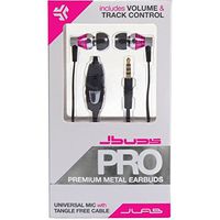 Jlab - Jbuds Pro Premium Metal Earbuds with Mic - Earphones & Headphones (Pink)