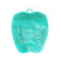 Emoly Shower Foot Massager Scrubber Brush Cleaner with Non Slip Suction Cups, Silicone Foot Brush Foot Massager Pad Improves Foot Circulation & Reduces Foot Pain (Green)