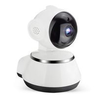 Home Security Wireless 360 Degree Camera | 2.4GHz and 720P HD WiFi Mini IP Camera, Night Vision Two Way Audio Motion Detection | IP66 Weatherproof, V380 Phone APP (SD Card Not Included)(Color: White)