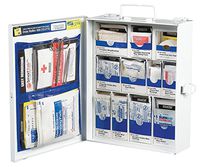 First Aid Kit, Unitized, White, 16Pcs, 25Ppl
