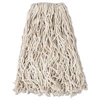 RCPV117 Economy Cotton Mop Heads, Cut-End, Cotton, White, 20 oz, 1-in. White Headband