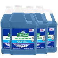 PALMOLIVE OXY Power Degreaser for Pots and Pans, Concentrated Formula, Dishwashing Liquid, Dish Soap, Dish Liquid Soap, Phosphate Free, Dishwasher Cleaner, 1 Gallon Bottle (Pack of 4) (240043)