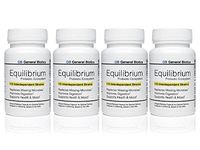 Equilibrium Probiotic Supplement with Prebiotic - Daily Time Release - 120 Effective Easy to Swallow Capsules - Highest Strain Count in The World - 4 Bottles