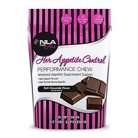 NLA for Her - Her Appetite Control Performance Chew - Advanced Appetite Suppressant Support - Supports Fat Loss & Promotes Normal Appetite - Rich Chocolate - 30 Soft Chews
