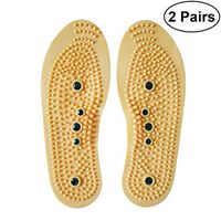 ROSENICE Magnets Massage Insoles Therapy Cuttable Insoles for Women Men 41-49 2 Pairs