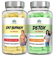 Fat Burner Detox Kit Women Diet Weight Loss Forever Divine | 120 Capsules
