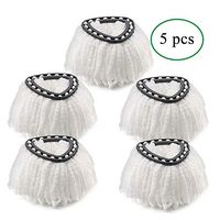 MZY LLC Mop Head Replacement, for O Cedar Mop Head Replacement Microfiber Easywring Spin Mop Refill 5 pcs