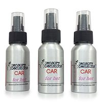 Car Freshener Spray 'For Her' - Car Air Freshener for Women - Girls Car Perfume, By Sensory Decisions (3 bottles)