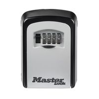 Master Lock 5401D Set Your Own Combination Wall Mount Lock Box, 5 Key Capacity, Black