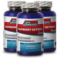 Raspberry Ketones Lean 1200mg w/ Acai, Green Tea, Resveratrol (3 Bottles 180 Capsules)