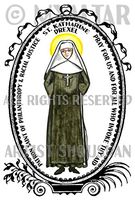 St Katharine Drexel for Philanthropy & Racial Justice 4"x6" Set of 6 Linen Postcards