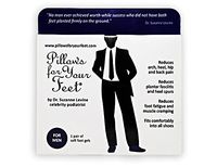 Pillows For Your Feet Soft Gel Cushion Insoles/Inserts - for Men