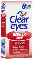 Clear Eyes Redness Relief Drops 0.50 oz (Pack of 4)