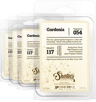 Shortie's Candle Company Pure Gardenia Wax Melts Bulk Pack - Formula 117-4 Highly Scented Bars - Made with Essential & Natural Oils - Flower & Floral Air Freshener Cubes Collection