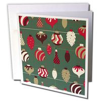 3dRose Set of 12 Greeting Cards, Christmas Ornament Print (gc_39775_2)