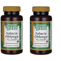Swanson Salacia Oblonga 20:1 Extract 500 Milligrams 60 Capsules 2 Pack