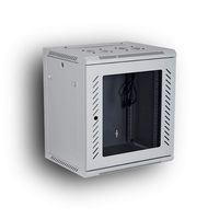 Kenuco 6U WHITE Wall Mount Rack Server Cabinet Data Network Enclosure 19-Inch Server Network Rack with Locking Glass Door 16-Inches Deep (WHITE 6U)