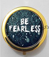 BlackKey Be Fearless 3-Compartment Decorative Pocket Gift Box Case Organizer for Pill, Color 2 -722