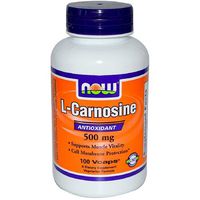 NOW Foods L-Carnosine 500 mg, Veggie Caps-100 ea