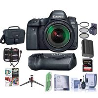 Canon EOS 6D Mark II DSLR with EF 24-105mm f/3.5-5.6 IS STM Lens - With Canon BG-E21 Battery Grip