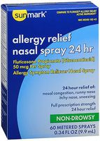 Sunmark Allergy Relief Nasal Spray 24 hr - .34 oz