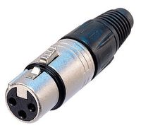 NEUTRIK NC3FX CONNECTOR, XLR, JACK, 3POS (10 pieces)