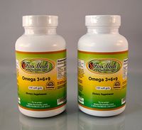 Omega 3,6,9, Cholesterol, Made in USA - 200 (2x100) softgels