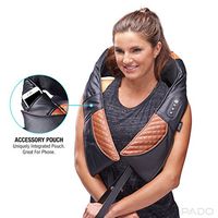 BIVI Shiatsu Neck & Shoulder Massager with Heat - Brown