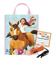 Spirit Riding Trick or Treat Halloween Bag Safety Flashlight and Sticker Bundle