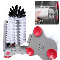 Easter Day Home Décor ， Cup Brush Creative Suction Cup Glass Bottle Cleaning Brush Kitchen Rotate Wash Cup Brush Cleaning Supplies - Multicolor