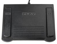 Executive Communication Systems Dictaphone 0502856 Transcription Transcriber Foot Pedal