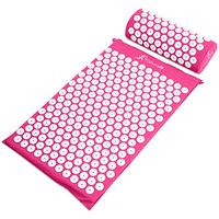 ProsourceFit Acupressure Mat and Pillow Set - Pink