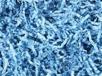 Light Blue Pink Metal Pail Bucket Party Gift 5.5" with Crinkle Paper Shred