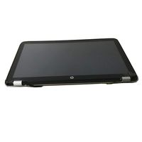 15.6'' FHD 1920x1080 LCD Panel Replacement LED Touch Screen Display with Bezel Frame Complete Assembly for HP Envy Notebook 15-Q178CA 15-Q001TX 15-Q002TX P/N: 720550-001