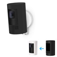 Mounting Accessories for Ring Stick Up Cam HD Wired Security Cameras (White) (1 Pack, Black)