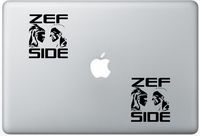 Zef Side Fight FlashDecals1031 Set Of Two (2x) , Decal , Sticker , Laptop , Ipad , Car , Truck