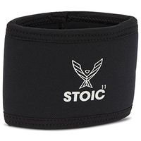 Stoic 7MM Compression Sleeve Cuff (Heavy Neoprene Construction) for arm, Elbow, Lower Leg Compression and Warmth While Weight Lifting, Powerlifting, Bench Pressing (11 Inch, Black)