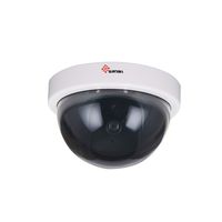 Dummy Fake Security CCTV Dome Camera with Flashing Red LED Light