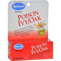 Hylands Homeopathic Poison Ivy Oak - Natural Relief for itching, Burning and crusting Skin - 50 Tablets (Pack of 2)
